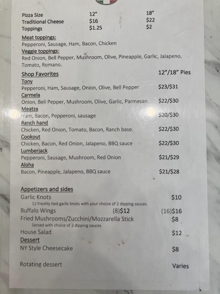 Craft Pizza Tony